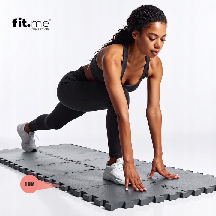 MATA PUZZLE POD SPRZĘT DO ĆWICZEŃ 12 SZT 4,32m2 OCHRONNA PODŁOGA NA SIŁOWNI