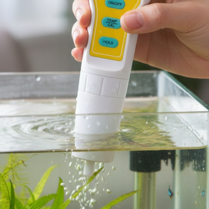 Miernik pH metr tester bufory wody ATC temperatura akwarium kompensacja