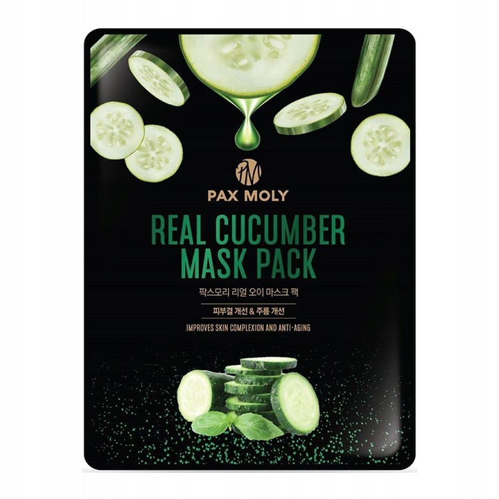 2 x PAX MOLY Zestaw 7 koreańskich masek do twarzy w płachcie