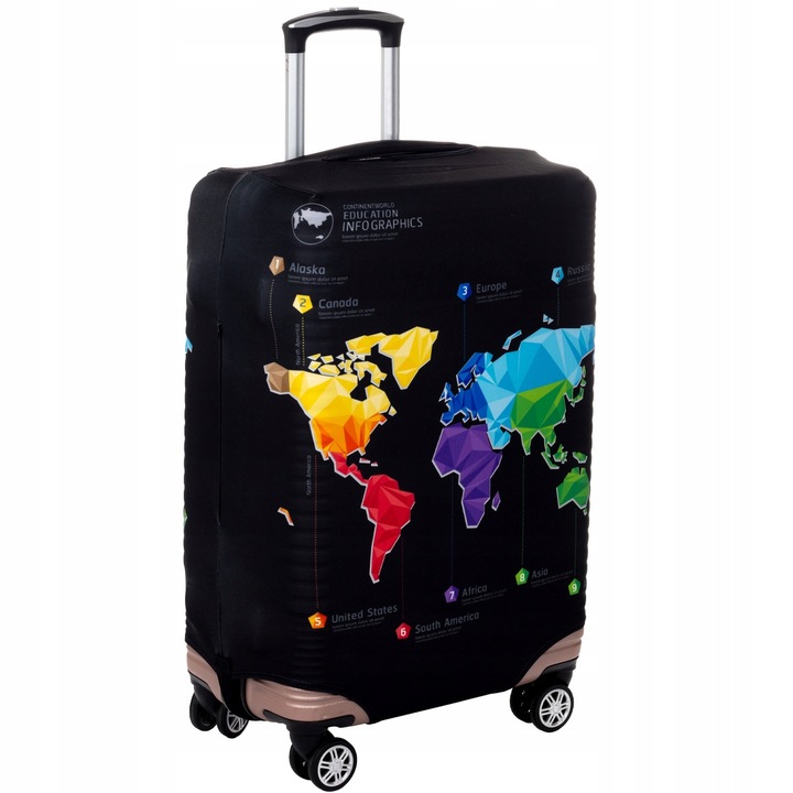 Pokrowiec Na Walizkę Podróżną Ochronny Etui Rozmiar XL Duży Bagaż 80x54x33