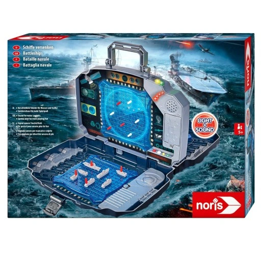 GRA W STATKI OKRĘTY ELEKTRONICZNA W WALIZCE ŚW/DŹ