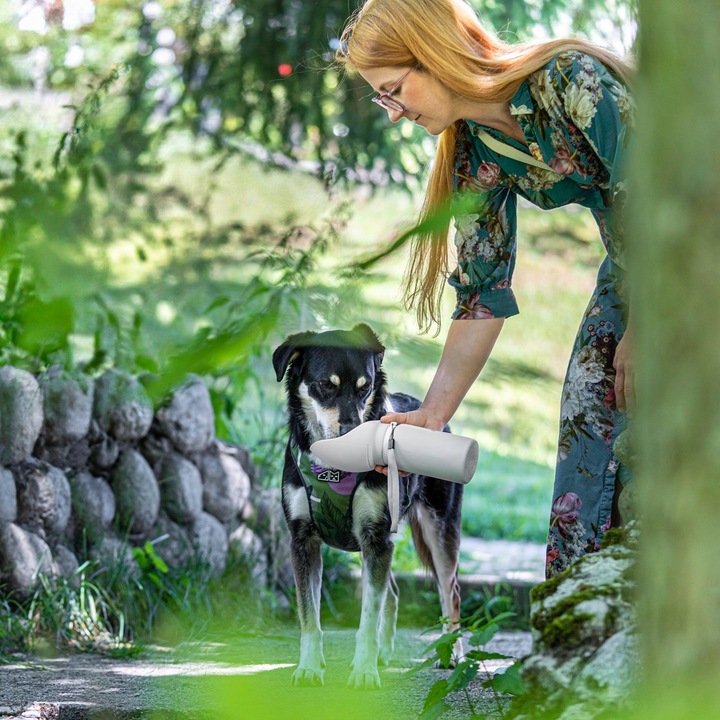 Butelka na Wodę dla Psa Bidon z Miską Poidło Turystyczne Składane