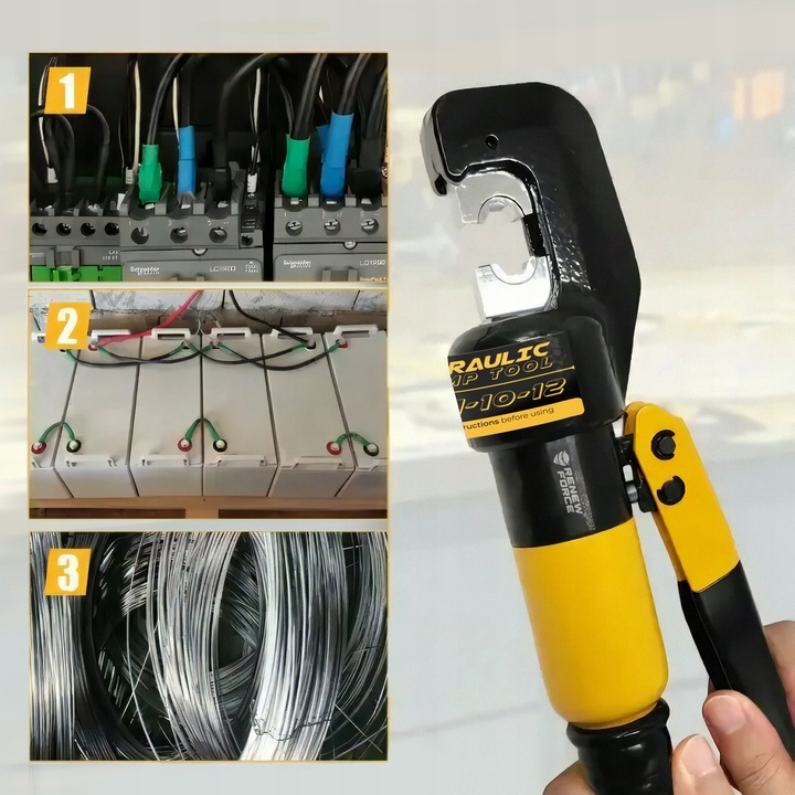 ZACISKARKA HYDRAULICZNA DO TULEJEK KABLOWYCH MATRYCE 4-70MM ZESTAW XL