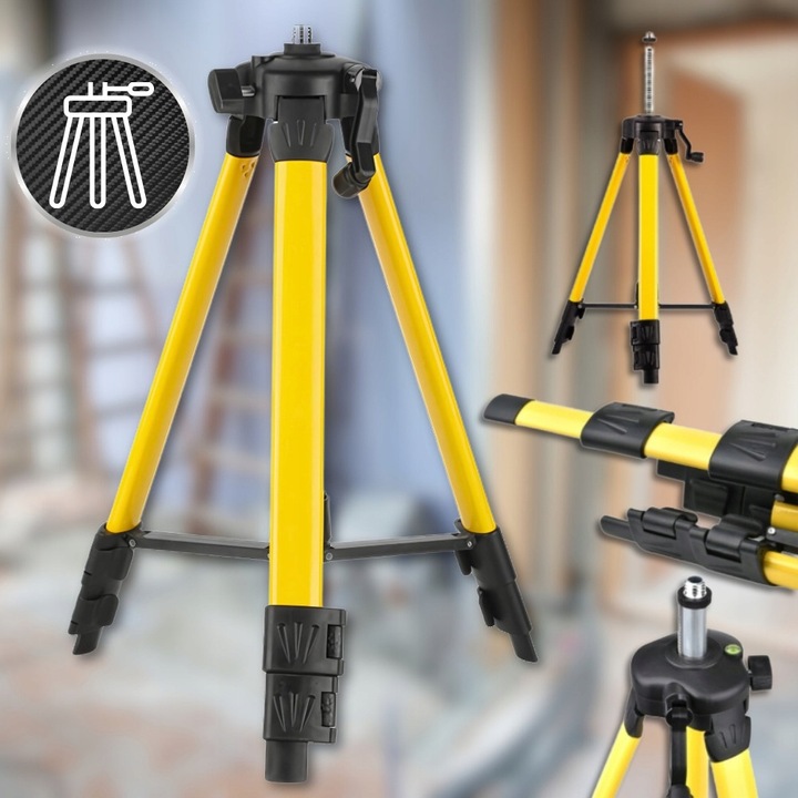 POZIOMNICA LASEROWA POZIOMICA 4D 16 LINII KRZYŻOWA 360 LASER ZESTAW