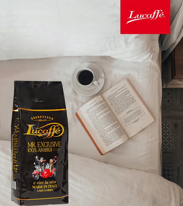 Kawa ziarnista LUCAFFE MR. EXCLUSIVE 1 kg | Włoska, 100% ziaren
