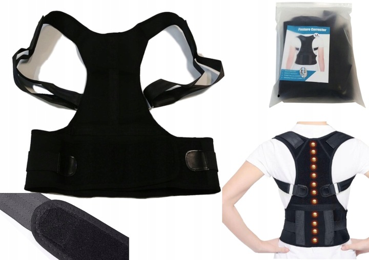 PAJĄCZEK NA PLECY KOREKTOR WAD POSTAWY KRĘGOSŁUPA ORTOPEDYCZNY MAG