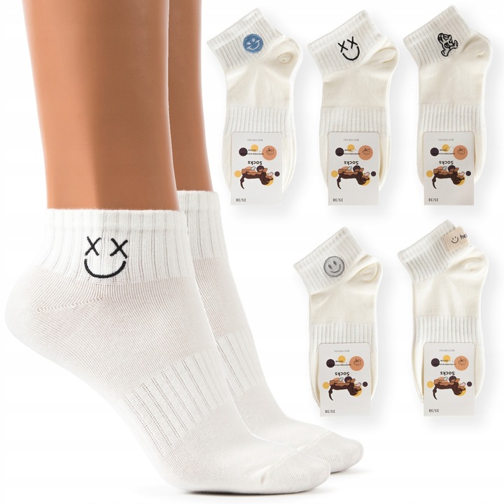 SKARPETKI BAWEŁNIANE SPORTOWE SKARPETY ODDYCHAJĄCE JAKOŚĆ PREMIUM