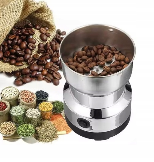 MŁYNEK DO KAWY MOCNY ELEKTRYCZNY DO MIELENIA PRZYPRAWY ORZECHY ZIARNA