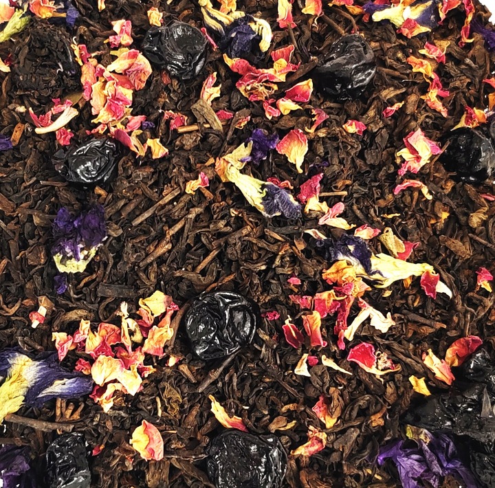 Herbata czerwona arom. PU-ERH CHIŃSKA WIŚNIA 1 kg