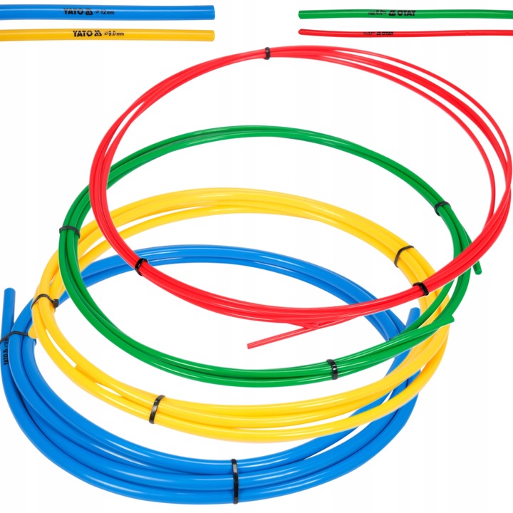 YATO ZESTAW PRĘTÓW DO GIĘCIA RUR WKŁADY 1/4" 3/8" 1/2" 5/8" YT-21860