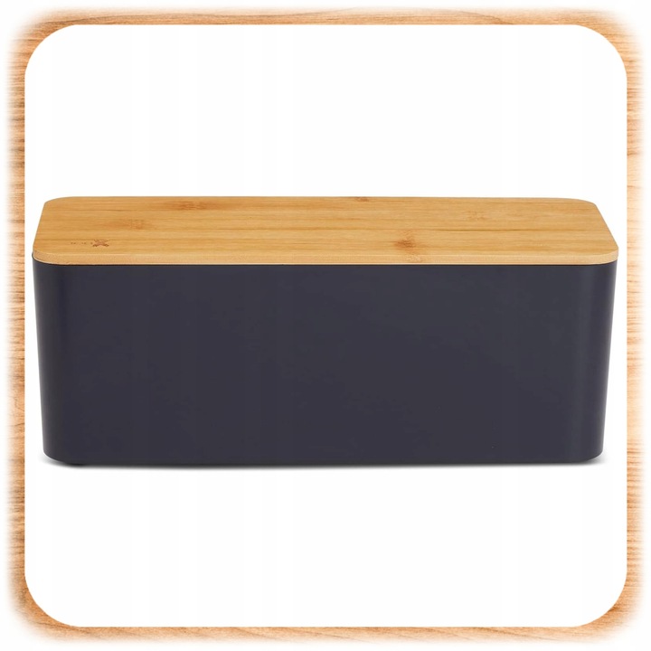 ORGANIZER NA KABLE POJEMNIK PUDEŁKO NA LISTWY KABLI PRZEWODY BOX DREWNO L