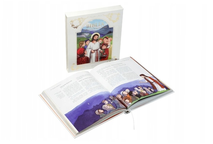 Przyjąłem Jezusa Biblia na Pierwszą Komunię w etui