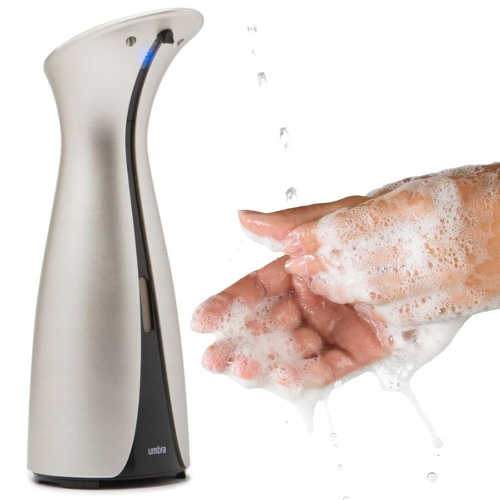 AUTOMATYCZNY DOZOWNIK MYDŁA W PŁYNIE OTTO UMBRA SREBRNY MATOWY 250ML