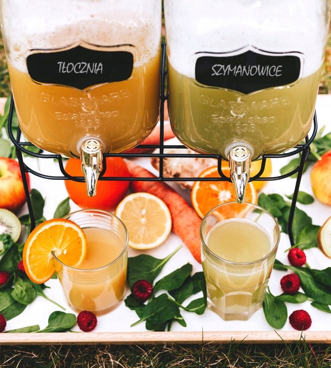 Sok Jabłko Limonka 100% Tłocznia Szymanowice 5l NFC Tłoczony