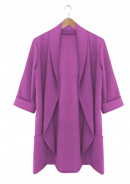 Marynarka damska żakiet NARZUTKA elegancka model MIA damska BEŻOWY