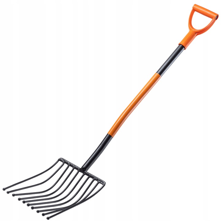 WIDŁY GABLE DO ZIEMNIAKÓW BURAKÓW 10 ZĘBNE METALOWE SOLIDNE MOCNE 130