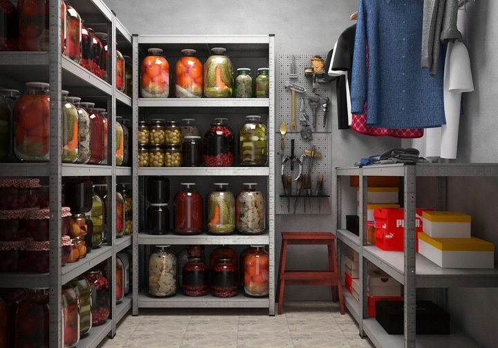 Regał metalowy MALOWANY 180x75x40 175kg/5p TM SMART REGALY