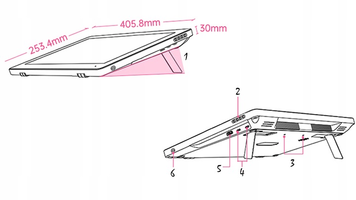 BOSTO BT-16HD 2024 Profesjonalny Tablet graficzny z piórem 16384 st 15,6"