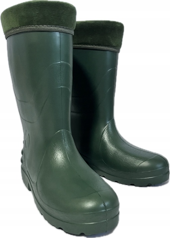 Kalosze damskie ocieplane gumowce lekkie wkładka piankowe gumiaki