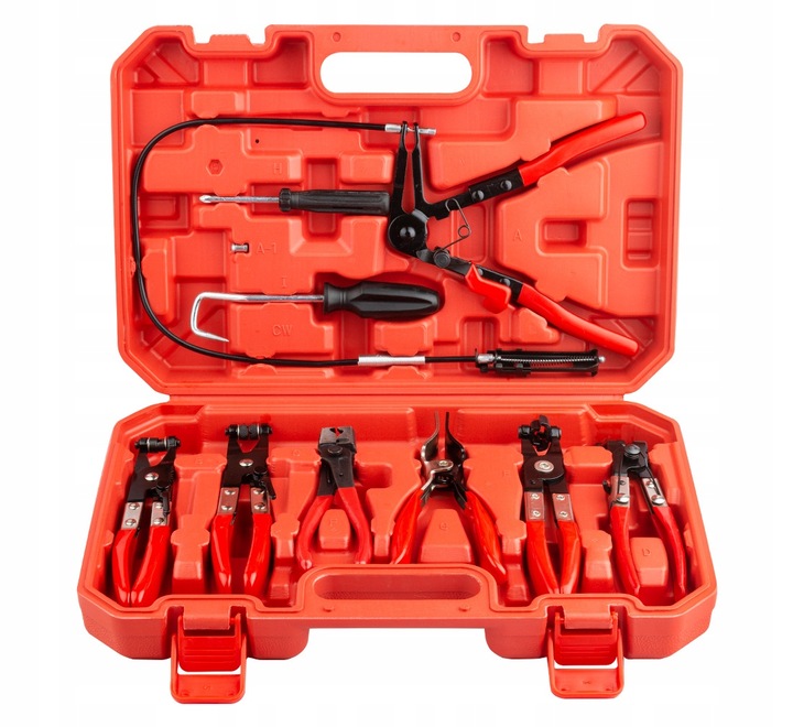 Szczypce do przewodów 9 elementów w walizce REDATS