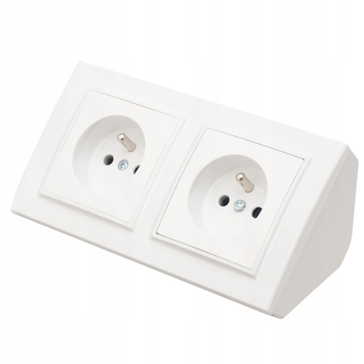 GNIAZDO PODWÓJNE MEBLOWE NAROŻNE KUCHENNE BLATOWE BIURKOWE WPUSZCZANE