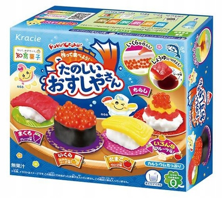 Japoński zestaw słodyczy DIY Popin Cookin Sushi Kit 28,5g - Kracie