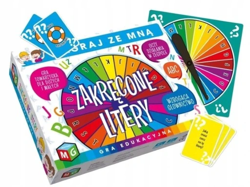 Gra edukacyjna dla 6 latka dzieci do nauki słówek mówienia towarzyska 6+