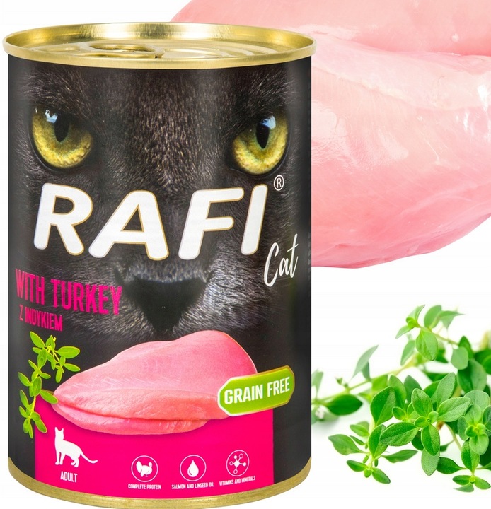 RAFI CAT ADULT MOKRA KARMA DLA KOTA MIX SMAKÓW 24x 400G