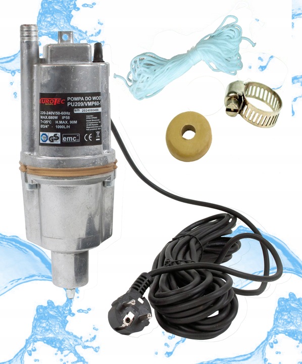 POMPA GŁĘBINOWA DOLNOSSĄCA MEMBRANOWA DO STUDNI NUREK