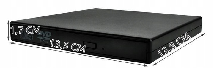 2 x NAPĘD ZEWNĘTRZNY CD-R DVD-ROM RW USB NAGRYWARKA ODTWARZACZ DO LAPTOPA S