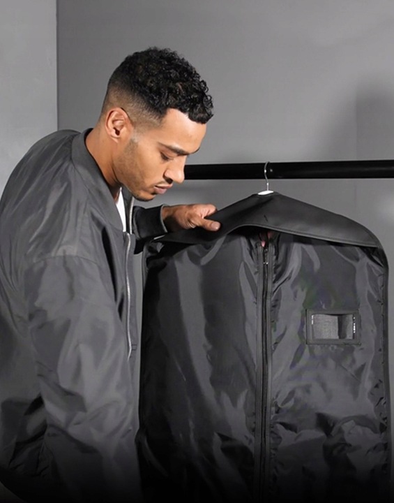 POKROWIEC TORBA NA GARNITUR PŁASZCZ SUKIENKĘ ODZIEŻ DUŻY 60x100 CM SKŁADANY