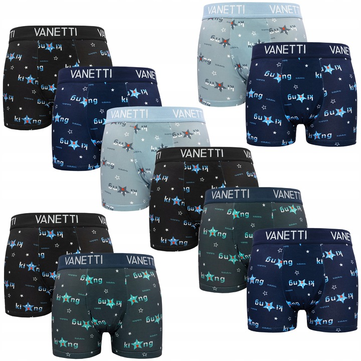 10x BOKSERKI MAJTKI MĘSKIE BAMBUSOWE ZESTAW XXL