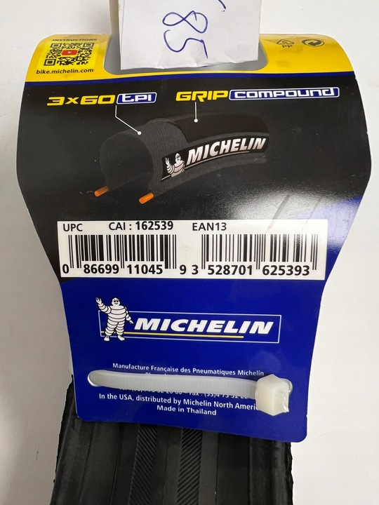Opona rowerowa Michelin LITHION 3 700x25C (25-622) 3x60 TPI Zwijana