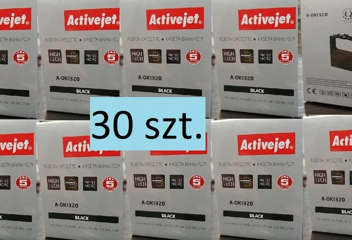 30 xTAŚMA ActiveJet A-OKI320 321 390 391 3320 ml182 3390 zam.09002303 ml320