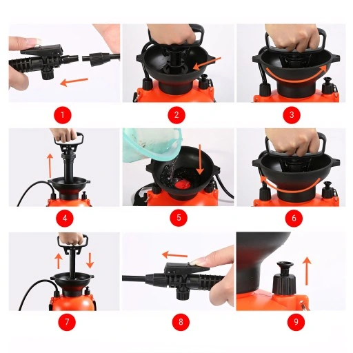 OPRYSKIWACZ CIŚNIENIOWY OGRODOWY RĘCZNY 5L LANCA