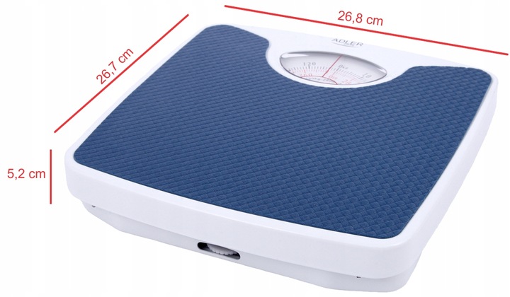 WAGA ŁAZIENKOWA MECHANICZNA ANALOGOWA TRADYCYJNA bez baterii