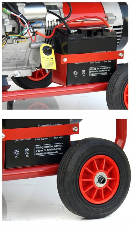 PROFESJONALNY AGREGAT PRĄDOTWÓRCZY 11,8kW ELSTART AVR MIEDŹ STOJAN