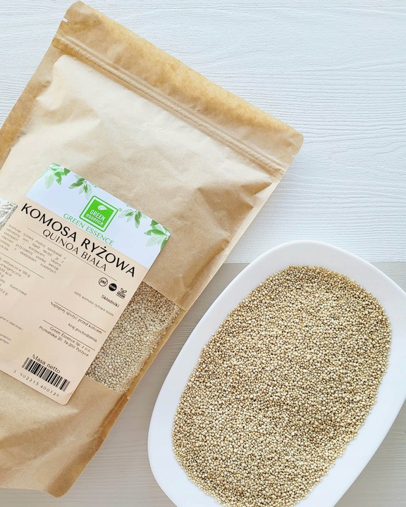 KOMOSA RYŻOWA QUINOA biała 1kg białko naturalna jakość 1000g premium czysta