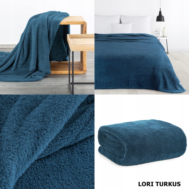 Komplet narzut na kanapę + fotele gruby ciepły koc mikrofibra 3D kolory HIT