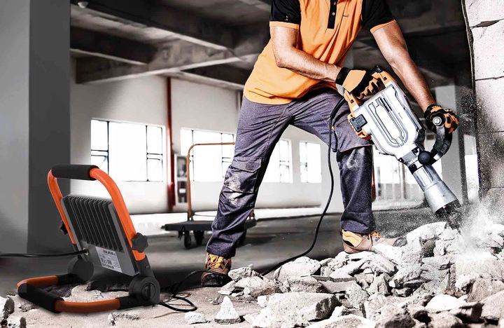 Halogen LED Roboczy Budowlany 100W Naświetlacz przenośny z rączką