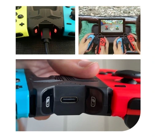 UCHWYT JOY-CON GRIP ŁADOWARKA DO NINTENDO SWITCH OLED PAD