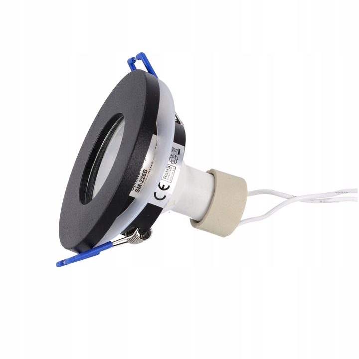 6x Oprawa hermetyczna IP44 + LED GU10 3W podbitka