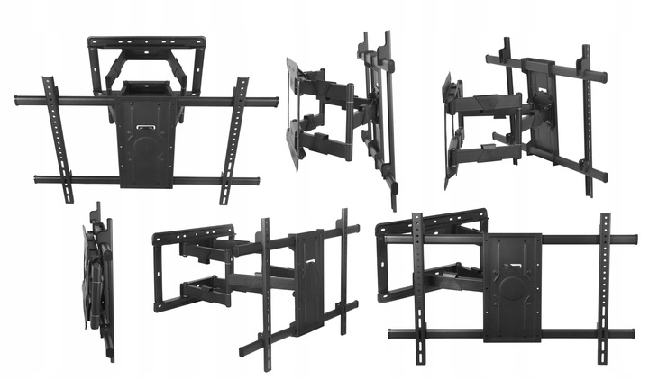 100kg Uchwyt do Telewizora 85 86 98 100 cali Ultra Mocny Wieszak TV