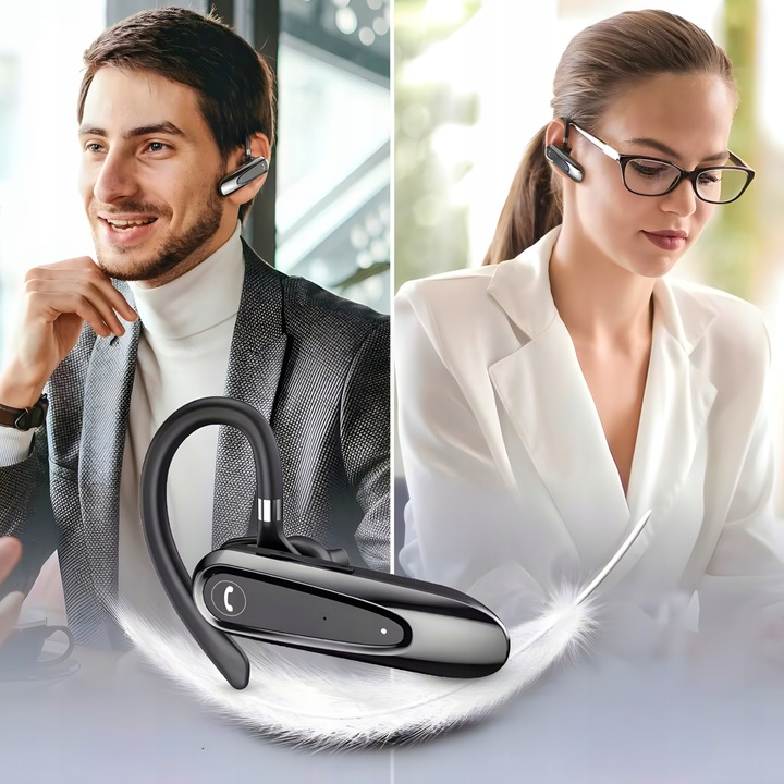 BEZPRZEWODOWA SŁUCHAWKA DO ROZMÓW DO UCHA BLUETOOTH MIKROFON DLA KIEROWCÓW