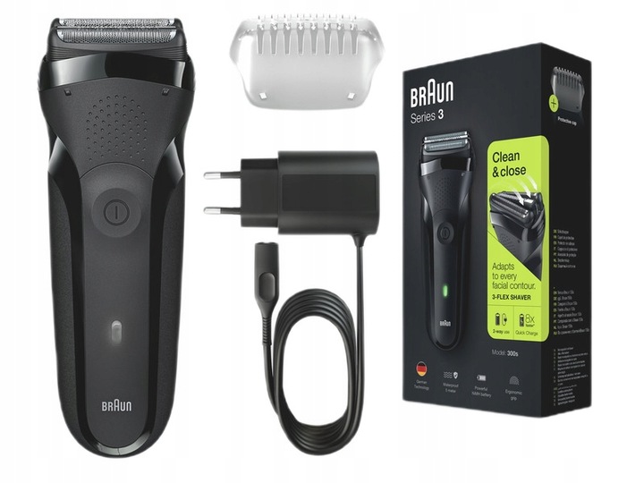 Golarka BRAUN Series 3 300S Czarny