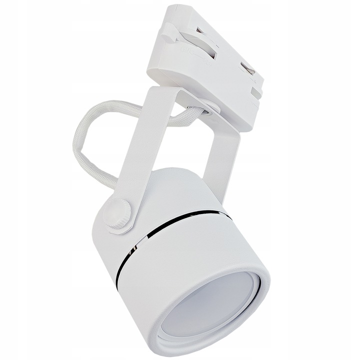 Zestaw 6x SPOT REFLEKTOR RUCHOMY BIAŁY NA GU10 + SZYNOPRZEWÓD Szyna 2m