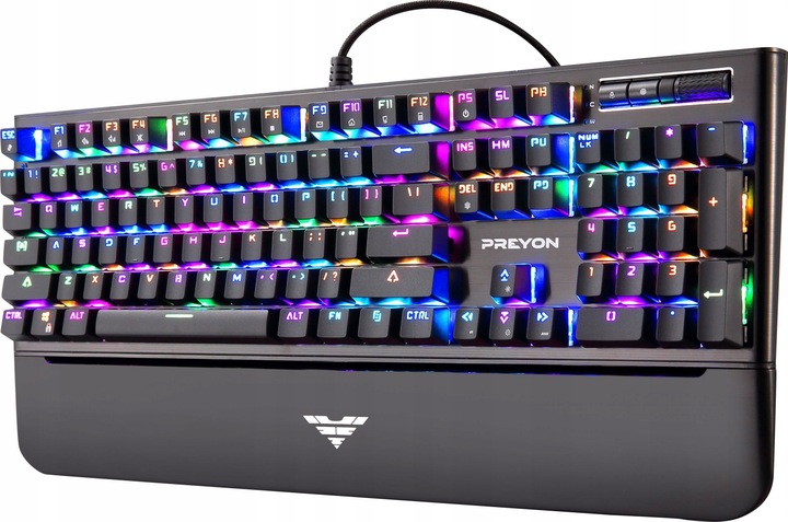 Klawiatura gamingowa mechaniczna RGB USB PREYON