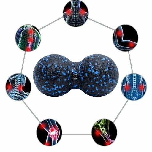 2 ZESTAWY WAŁKÓW! Zestaw wałków do masażu 3w1 Roller, Piłka, Duoball X 2SZT