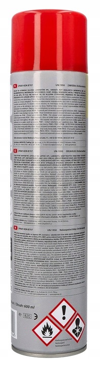 B707 SPRAY-KON KLEJ KONTAKTOWY 600ml laminaty HPL obrzeża MDF HDF guma