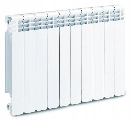 Wulkan H500 grzejnik aluminiowy 10-żeberkowy włoski 1526 W